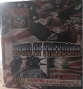 Echo Of Freedom 25 Shot Cake